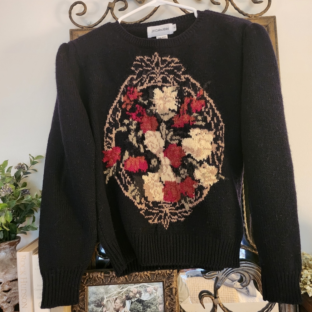 Vintage JH Collotibles Wool Sweater Size S